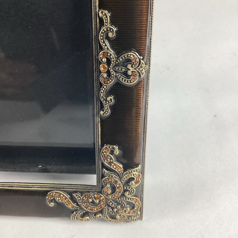 Olivia Riegel Jeweled Picture Photo Frame - Holds 4x6” Picture - Picture 5 of 10